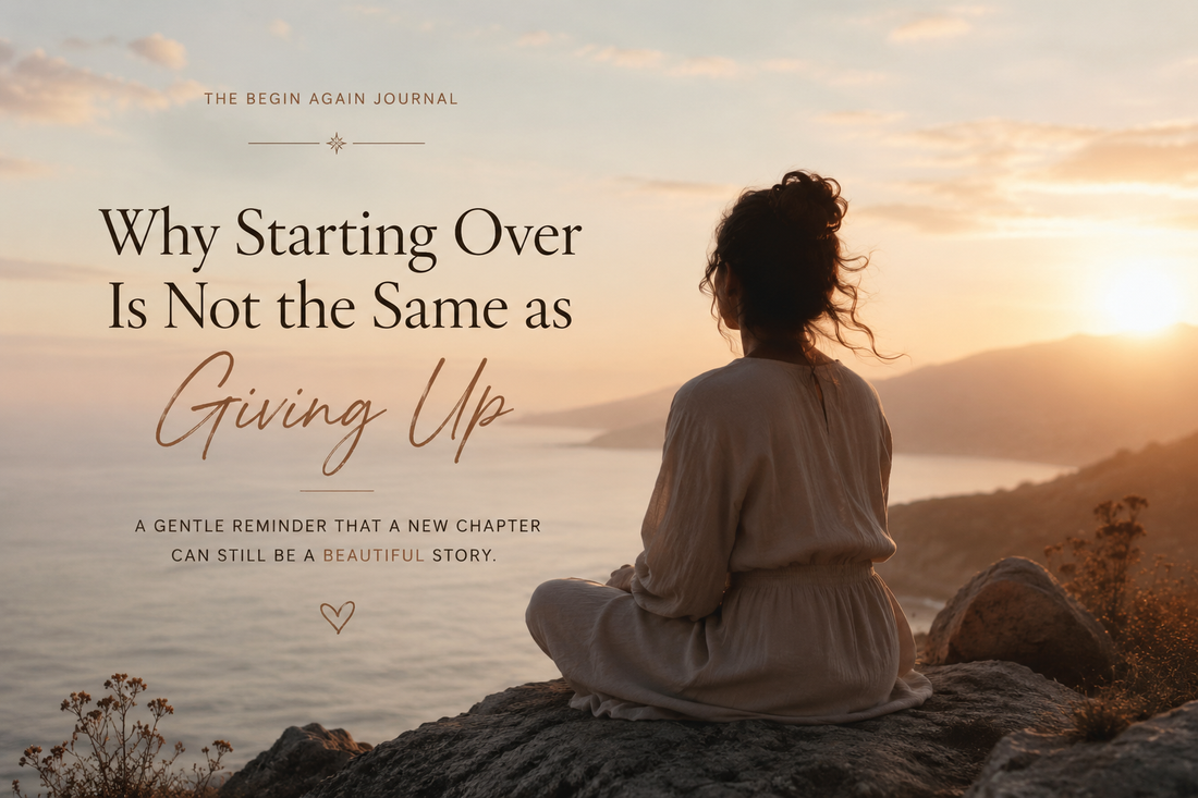 Why Starting Over Is Not Giving Up
