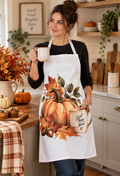 Autumn Pumpkin & 'Good Things Ahead' Fall Kitchen Apron