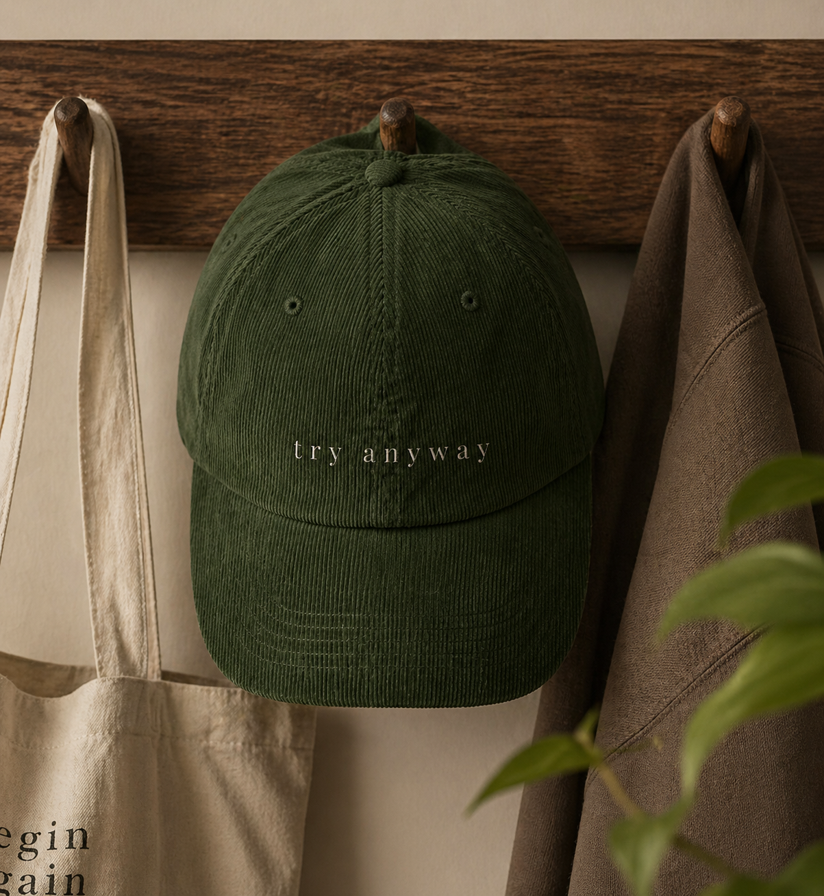 Try Anyway — Corduroy Hat
