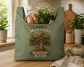 Every Mighty Oak Was Once an Acorn Reusable Shopping Bag – Vintage Oak Tree Tote