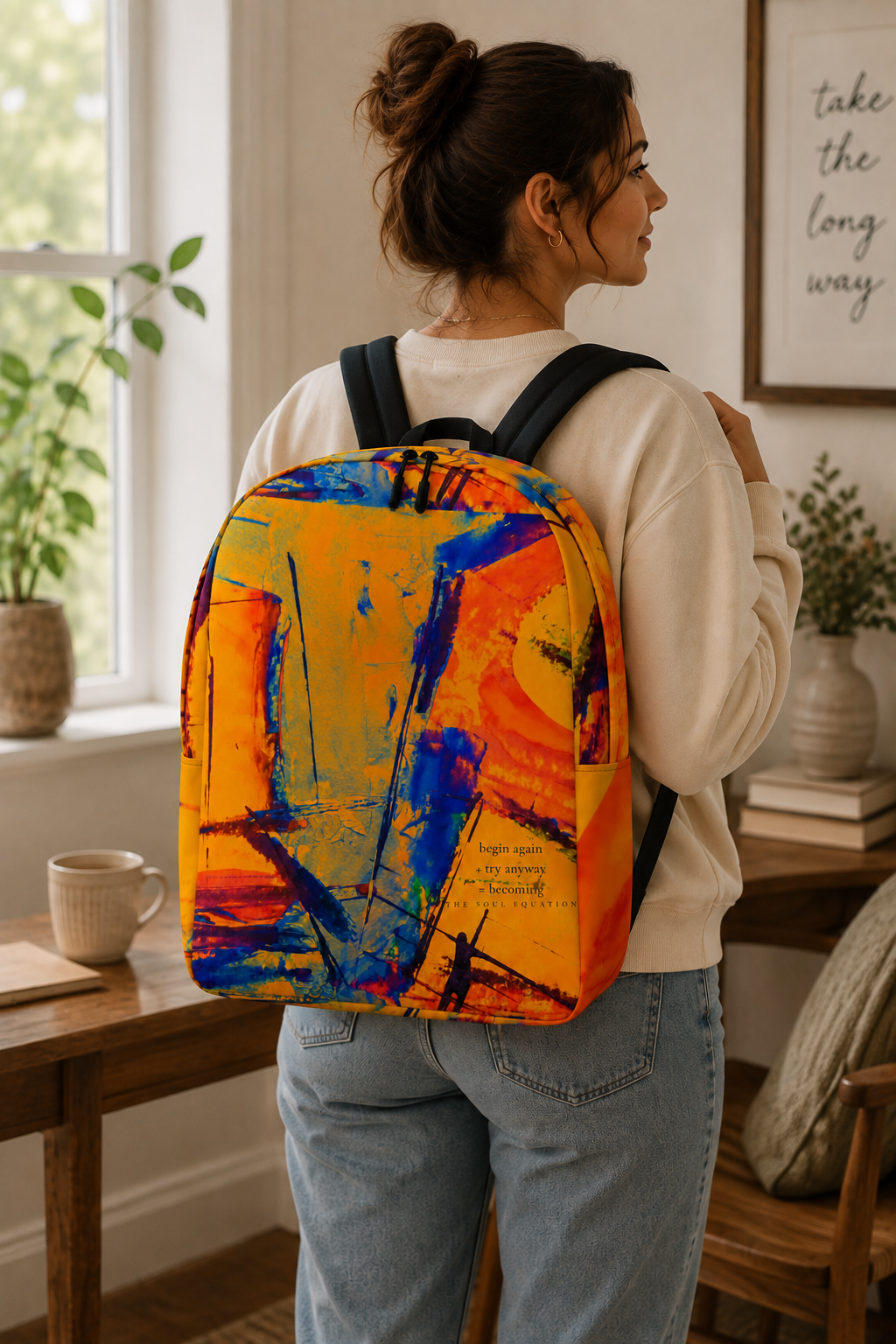 Abstract Art Backpack | 15″ Laptop & Travel Bag