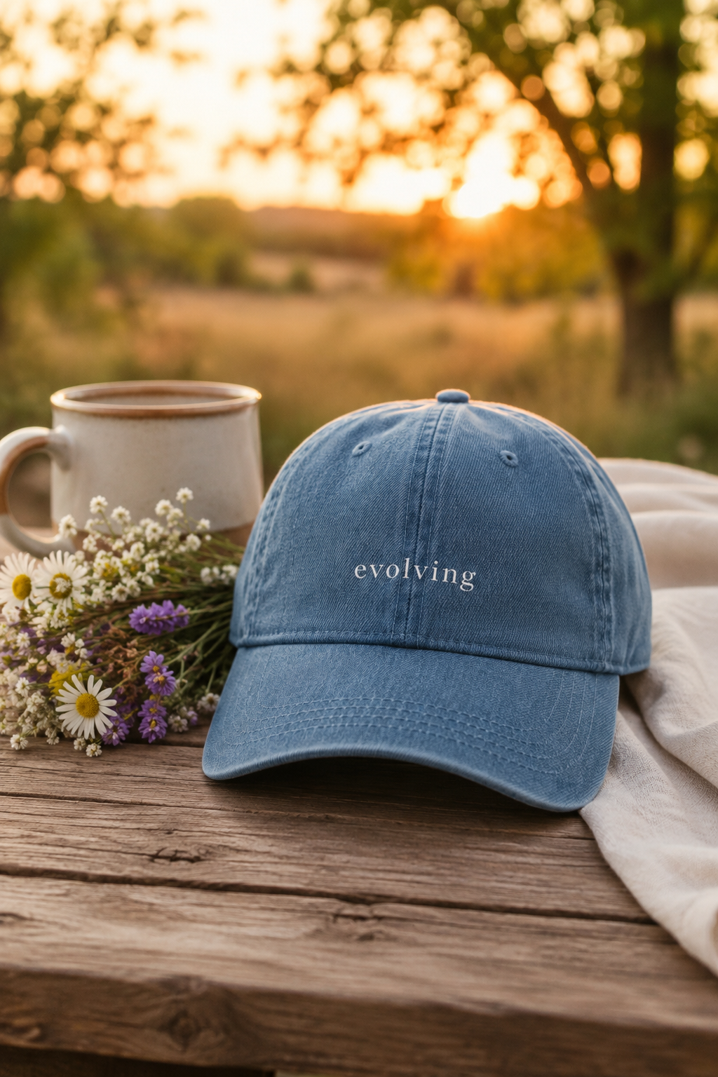 Evolving Denim Hat