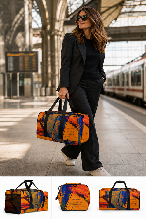 Becoming Abstract Art Duffle Bag – Travel & Gym Bag