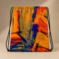 Abstract Drawstring Bag | Vibrant Inspirational Backpack