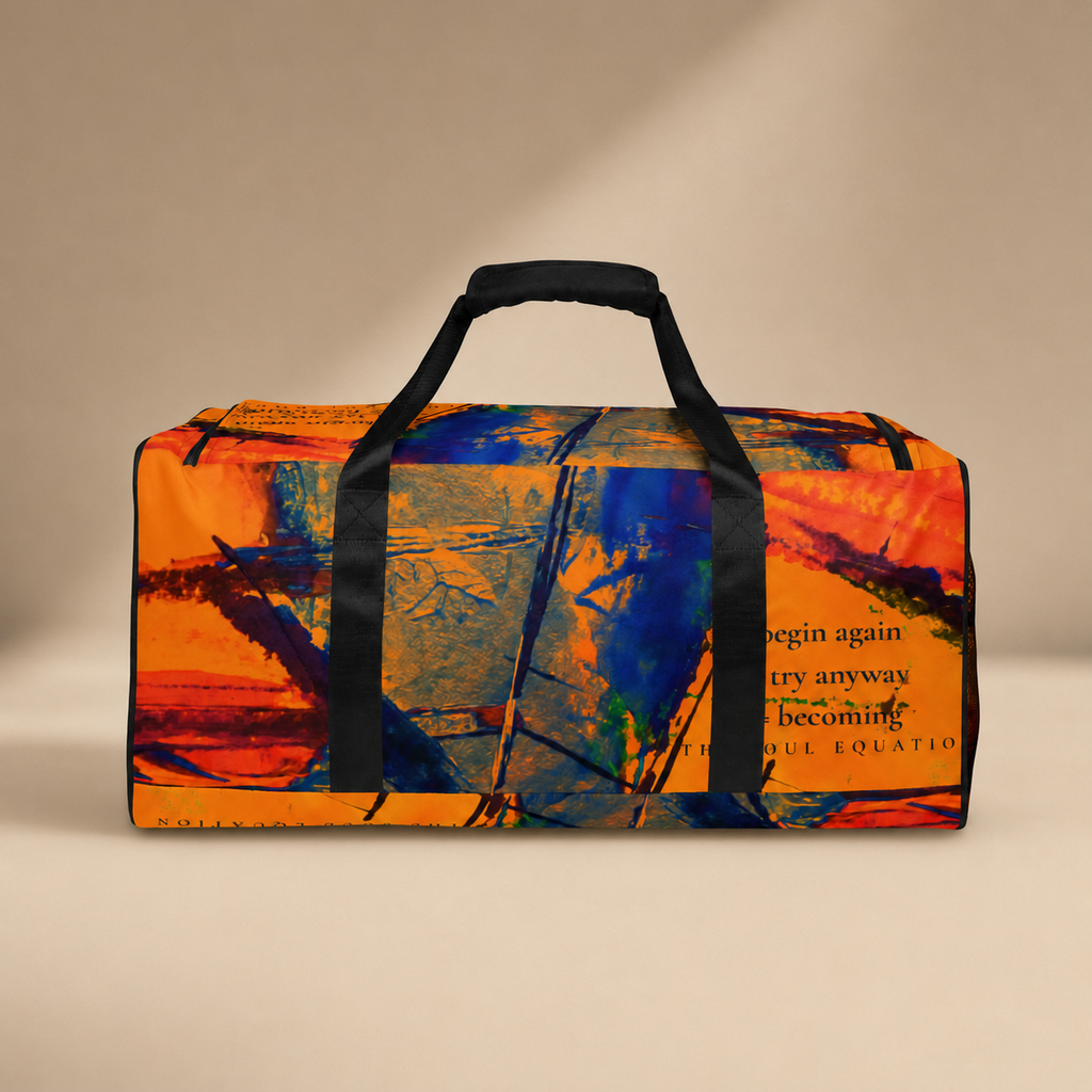 Becoming Abstract Art Duffle Bag – Travel & Gym Bag