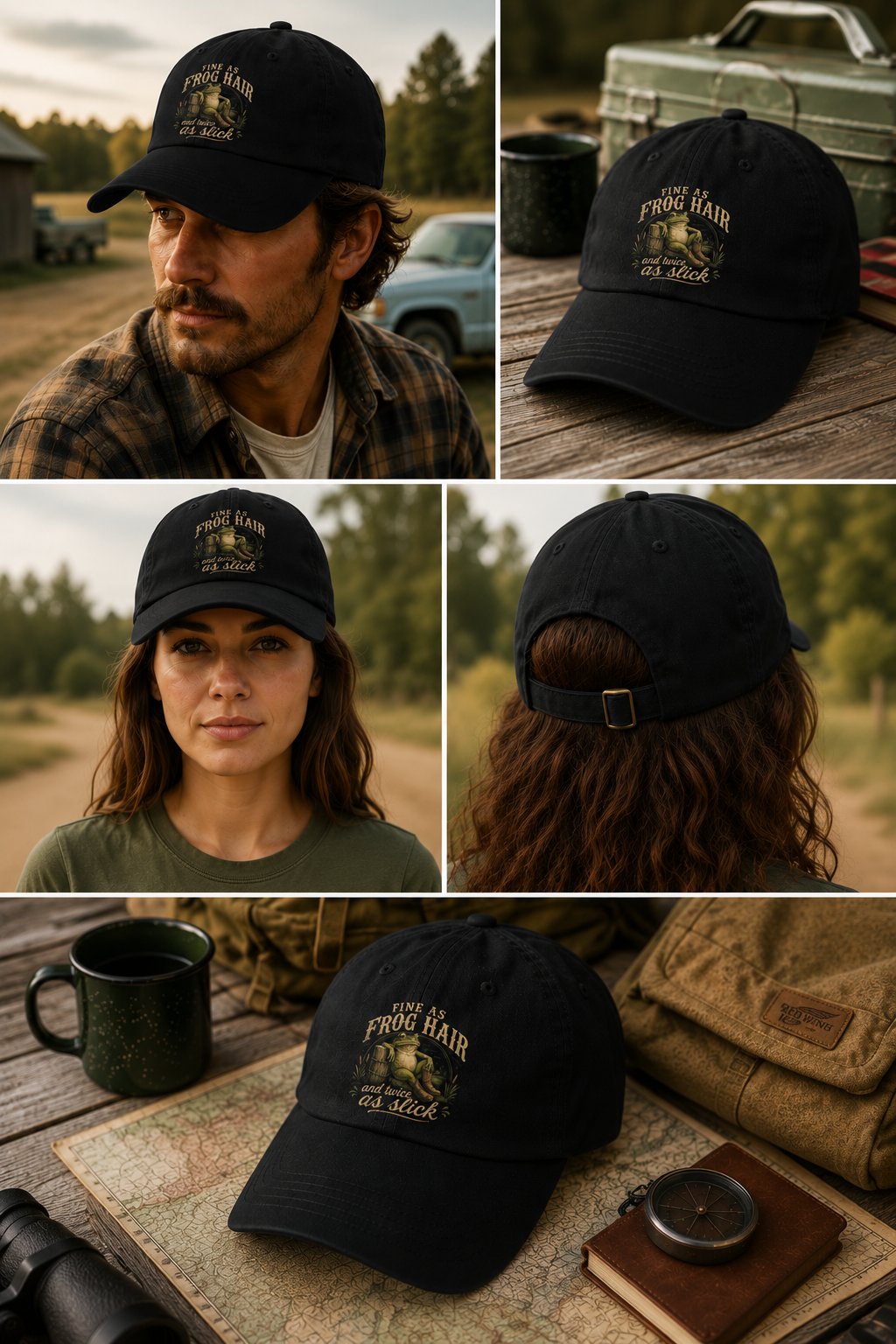 Fine as Frog Hair Dad Hat | Funny Southern Saying Adjustable Cap