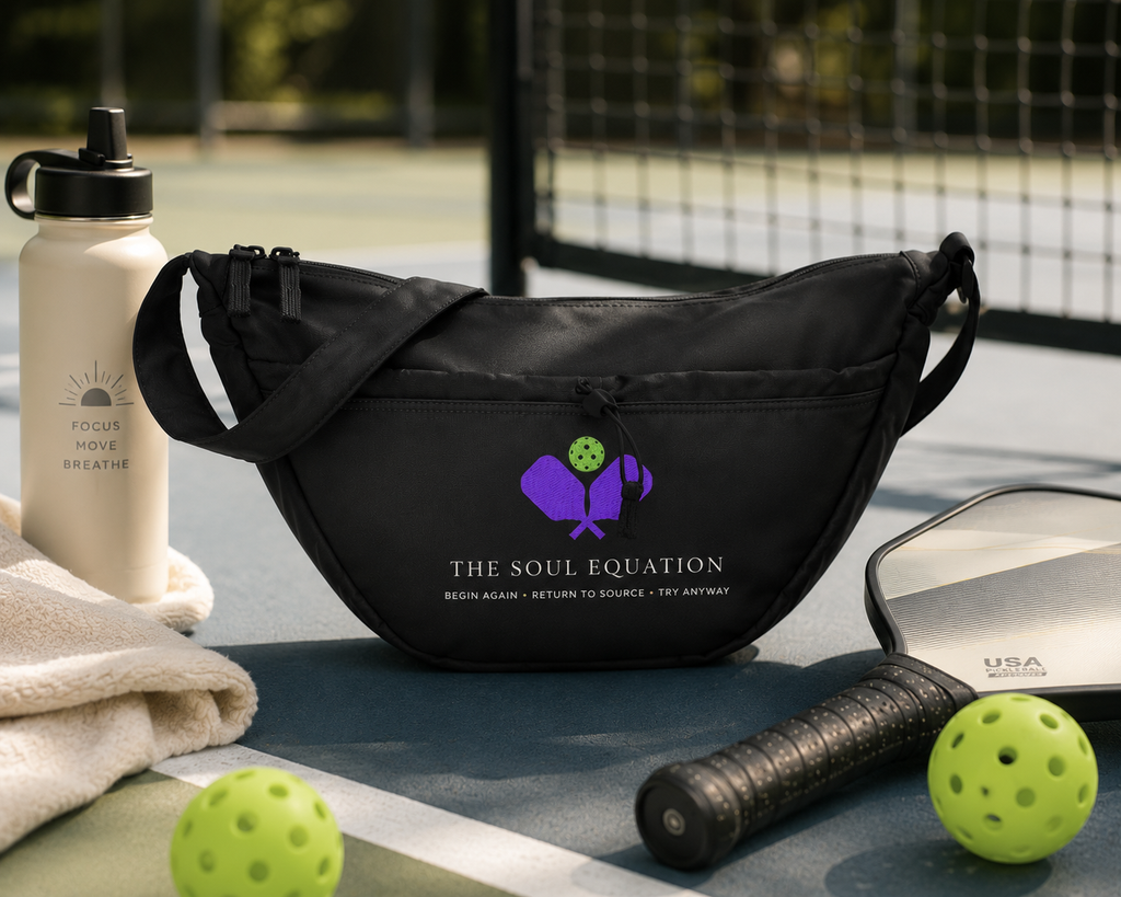 Pickleball Crossbody Sling Bag | Recycled Everyday Pickleball Bag