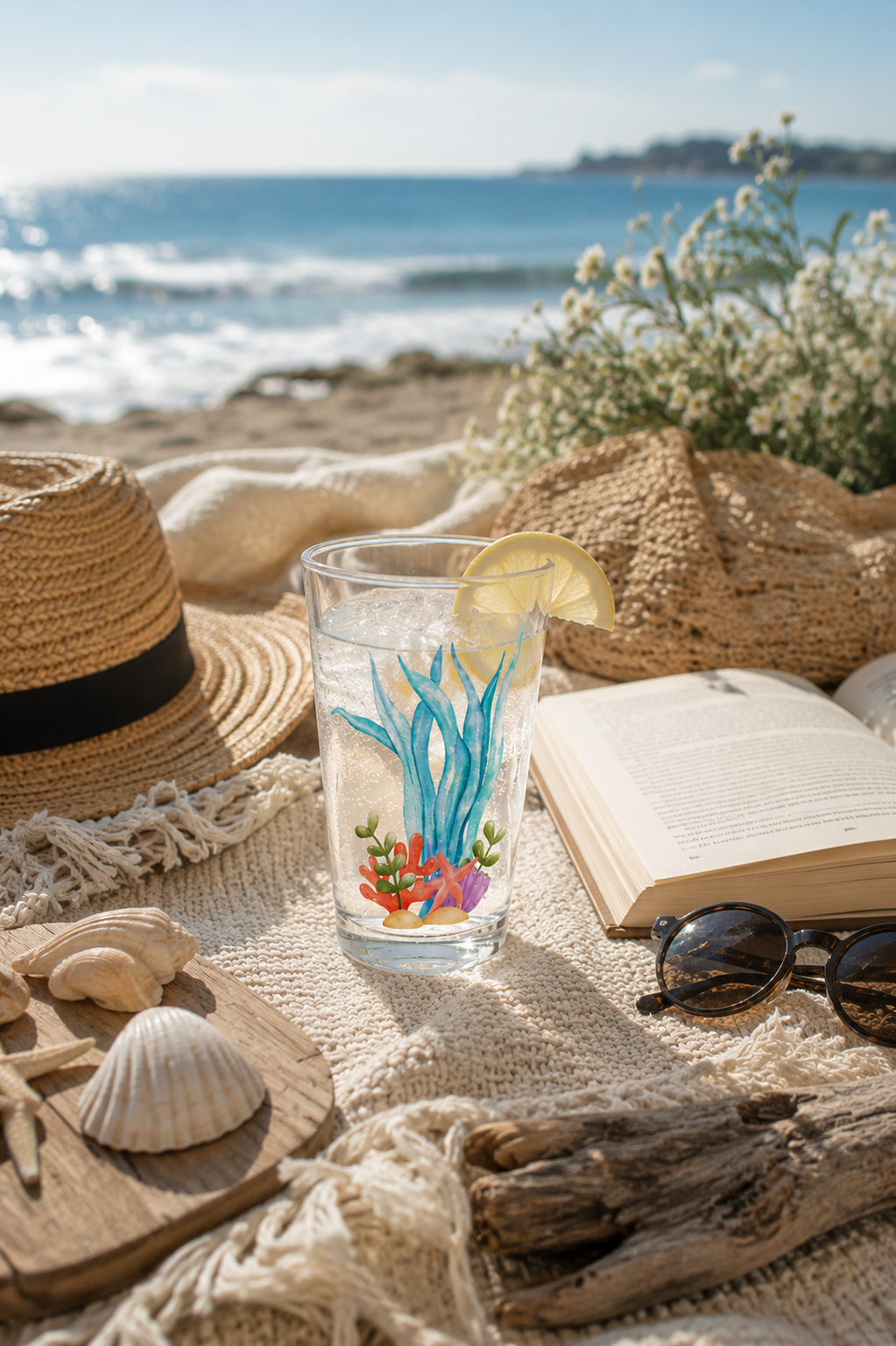 Coastal Tide Pint Glass