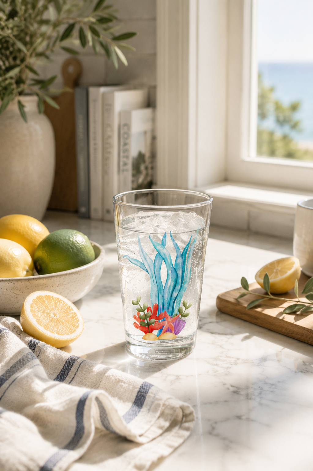 Coastal Tide Pint Glass