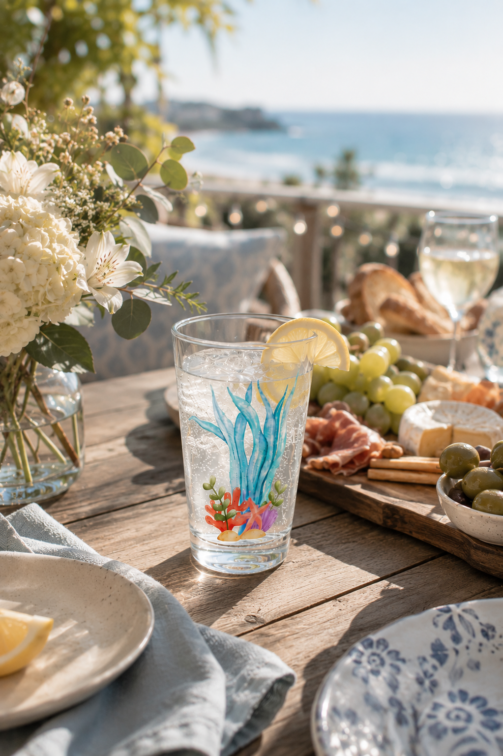 Coastal Tide Pint Glass