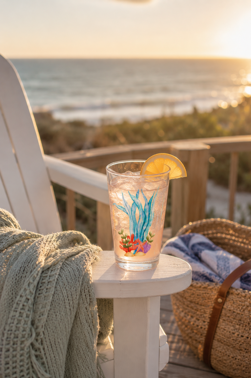 Coastal Tide Pint Glass