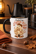 Autumn Magic Coffee Mug — "Fueled by Coffee & Autumn Magic" 11oz Accent Mug