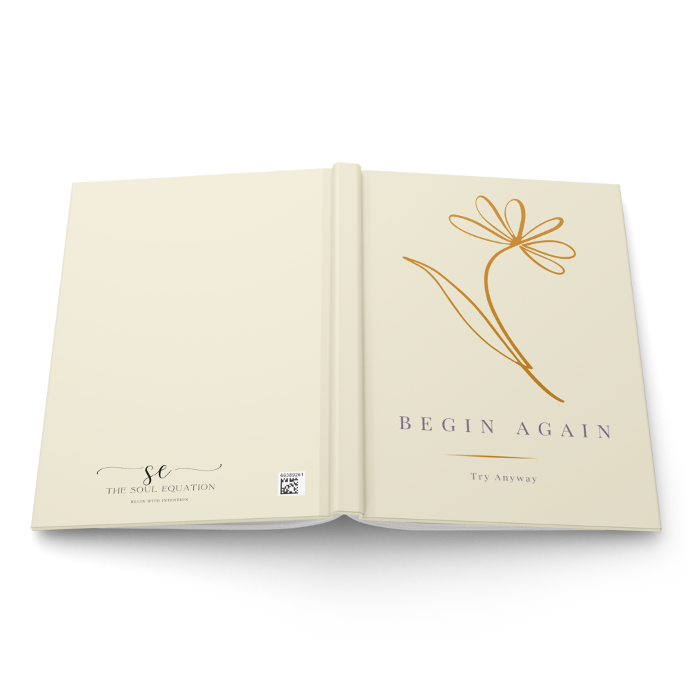 Begin Again™ Hardcover Journal | Try Anyway