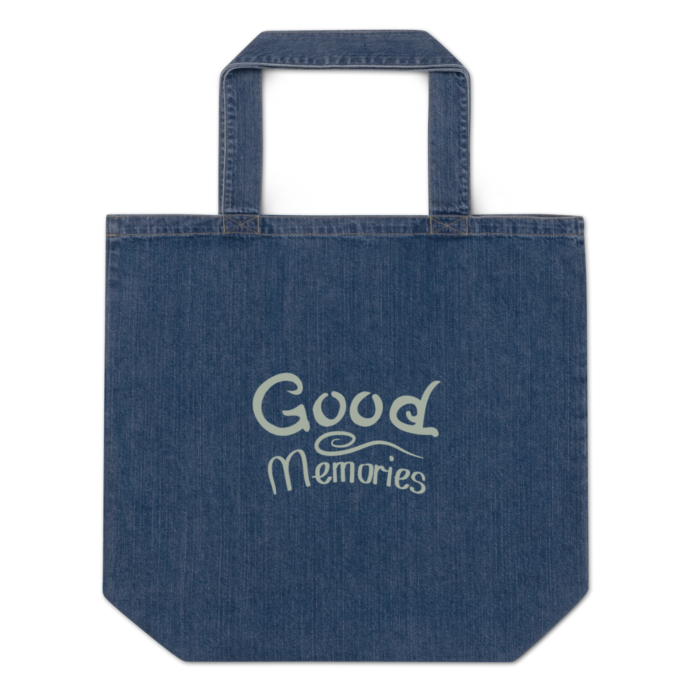 Good Memories Organic Denim Tote | Shopping, Travel & Everyday Use