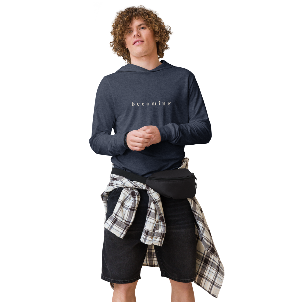 Becoming Long Sleeve Hooded Tee | The Path Collection