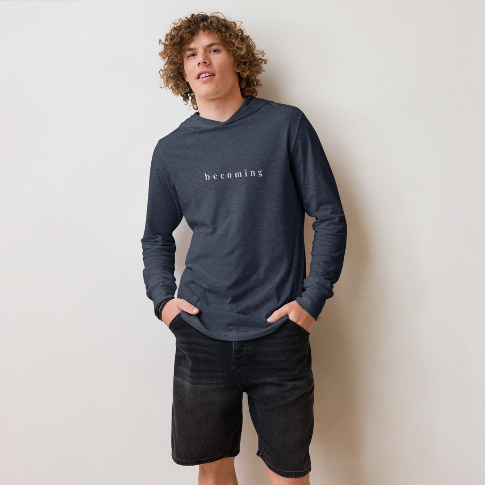 Becoming Long Sleeve Hooded Tee | The Path Collection