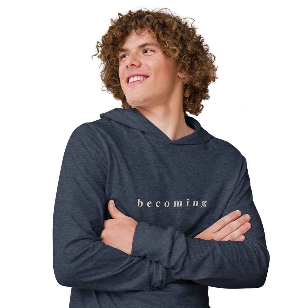 Becoming Long Sleeve Hooded Tee | The Path Collection