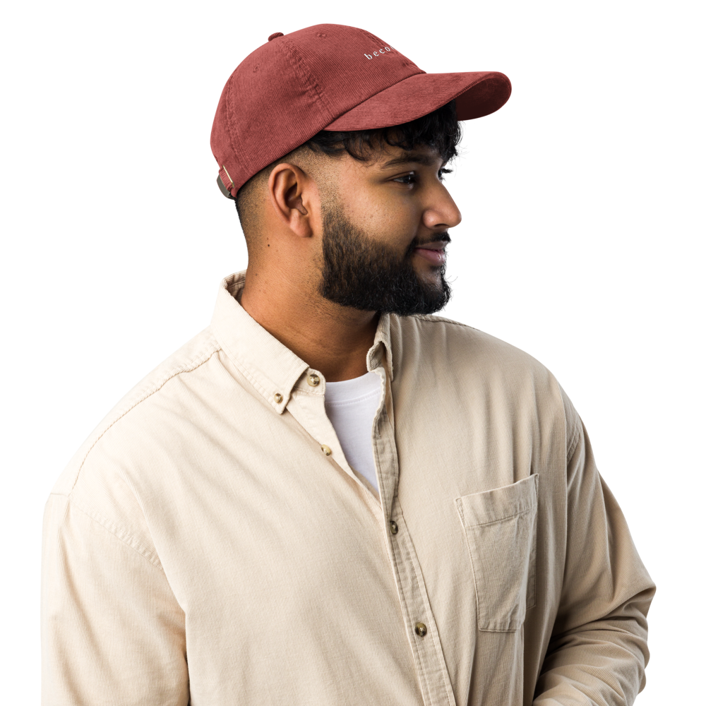 Becoming Corduroy Hat | Embroidered Cotton Cap