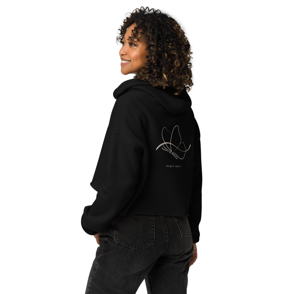 Evolving Crop Hoodie | Begin Again Collection