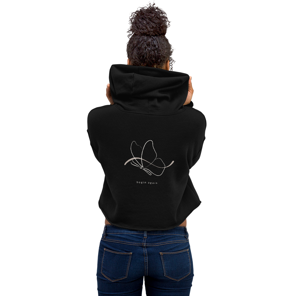 Evolving Crop Hoodie | Begin Again Collection