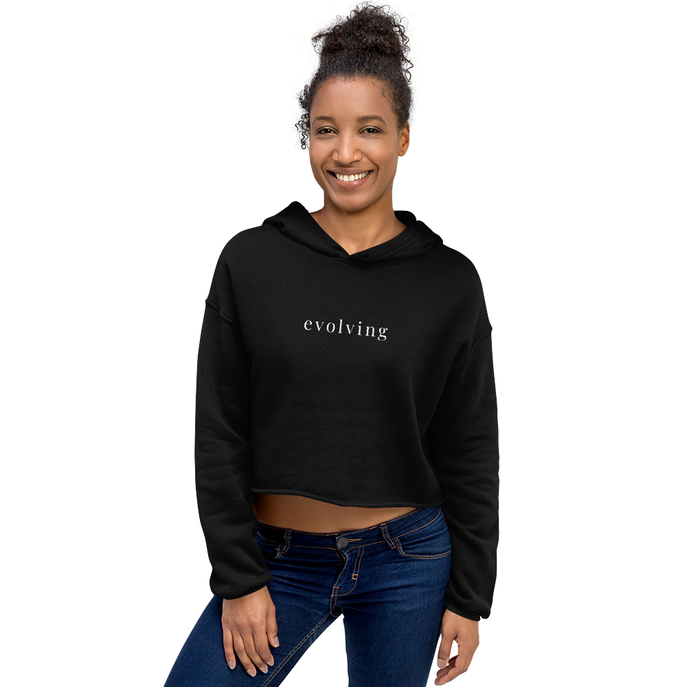 Evolving Crop Hoodie | Begin Again Collection