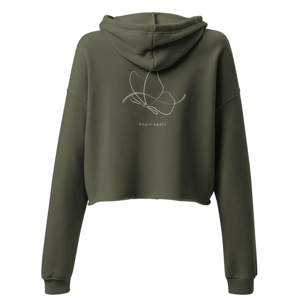 Evolving Crop Hoodie | Begin Again Collection