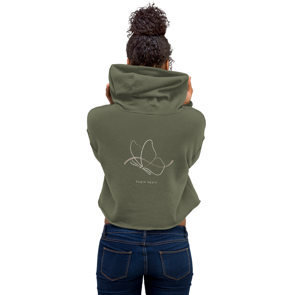 Evolving Crop Hoodie | Begin Again Collection