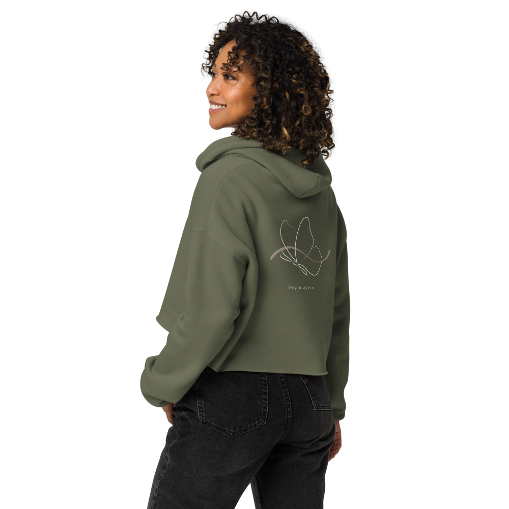 Evolving Crop Hoodie | Begin Again Collection