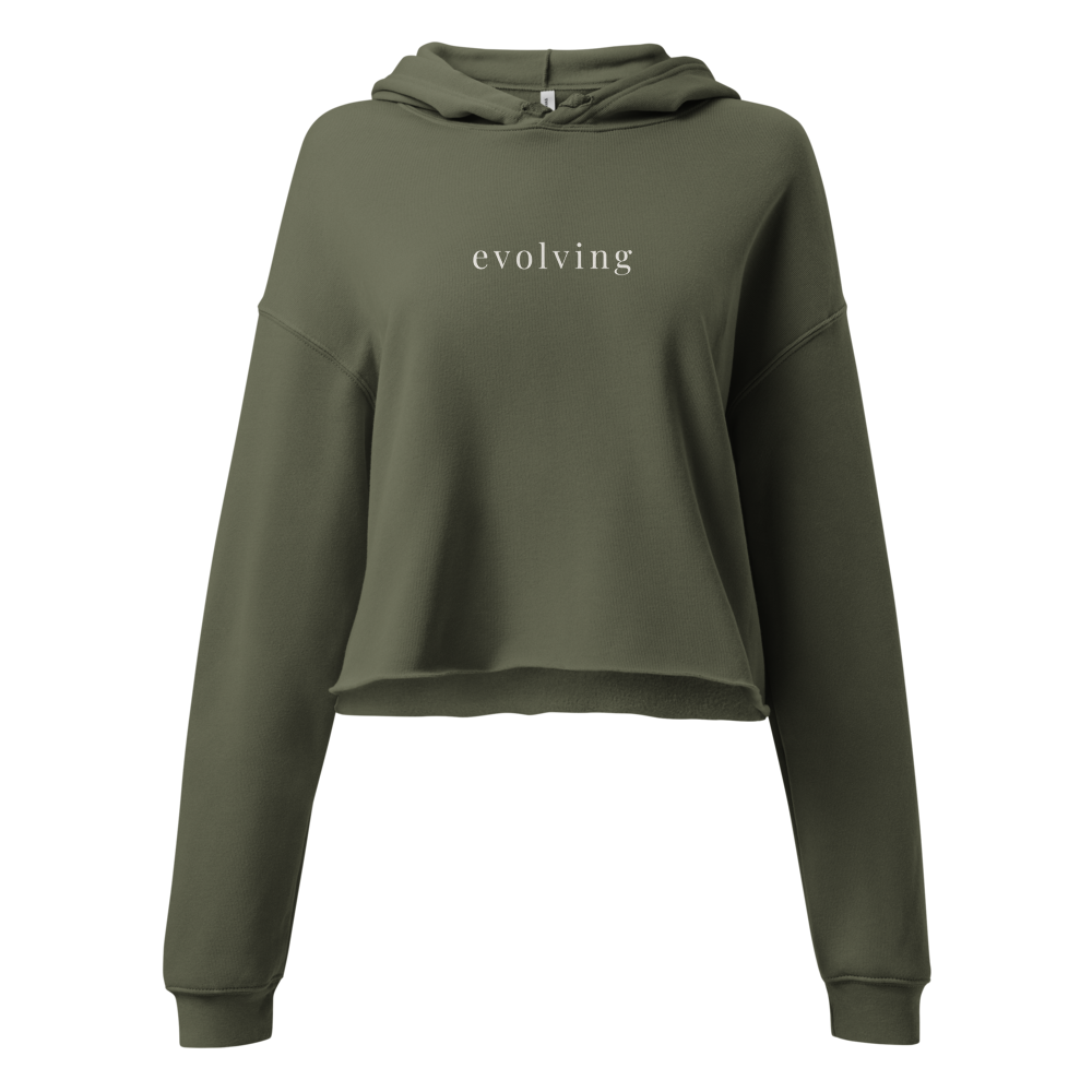 Evolving Crop Hoodie | Begin Again Collection