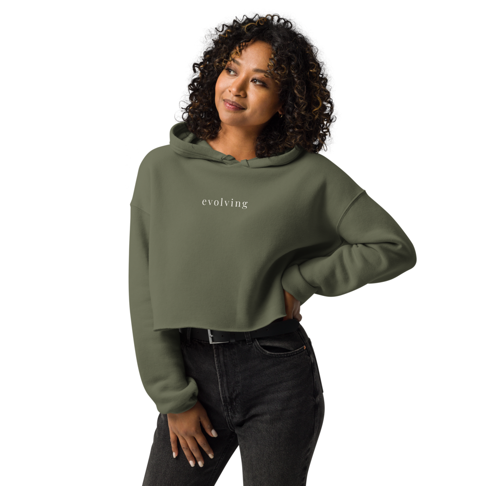 Evolving Crop Hoodie | Begin Again Collection