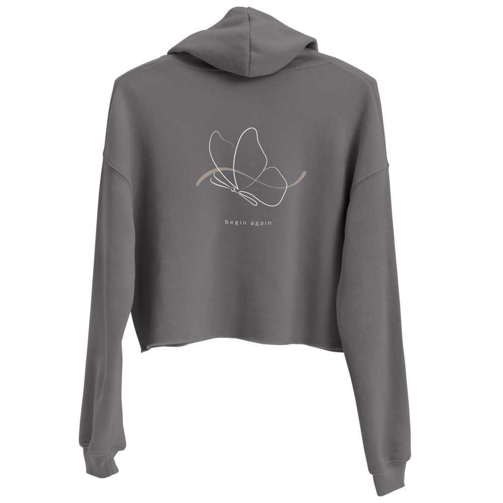 Evolving Crop Hoodie | Begin Again Collection
