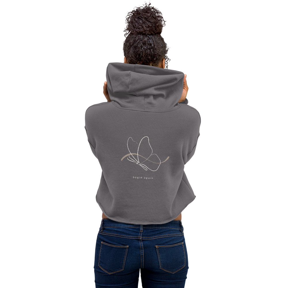 Evolving Crop Hoodie | Begin Again Collection