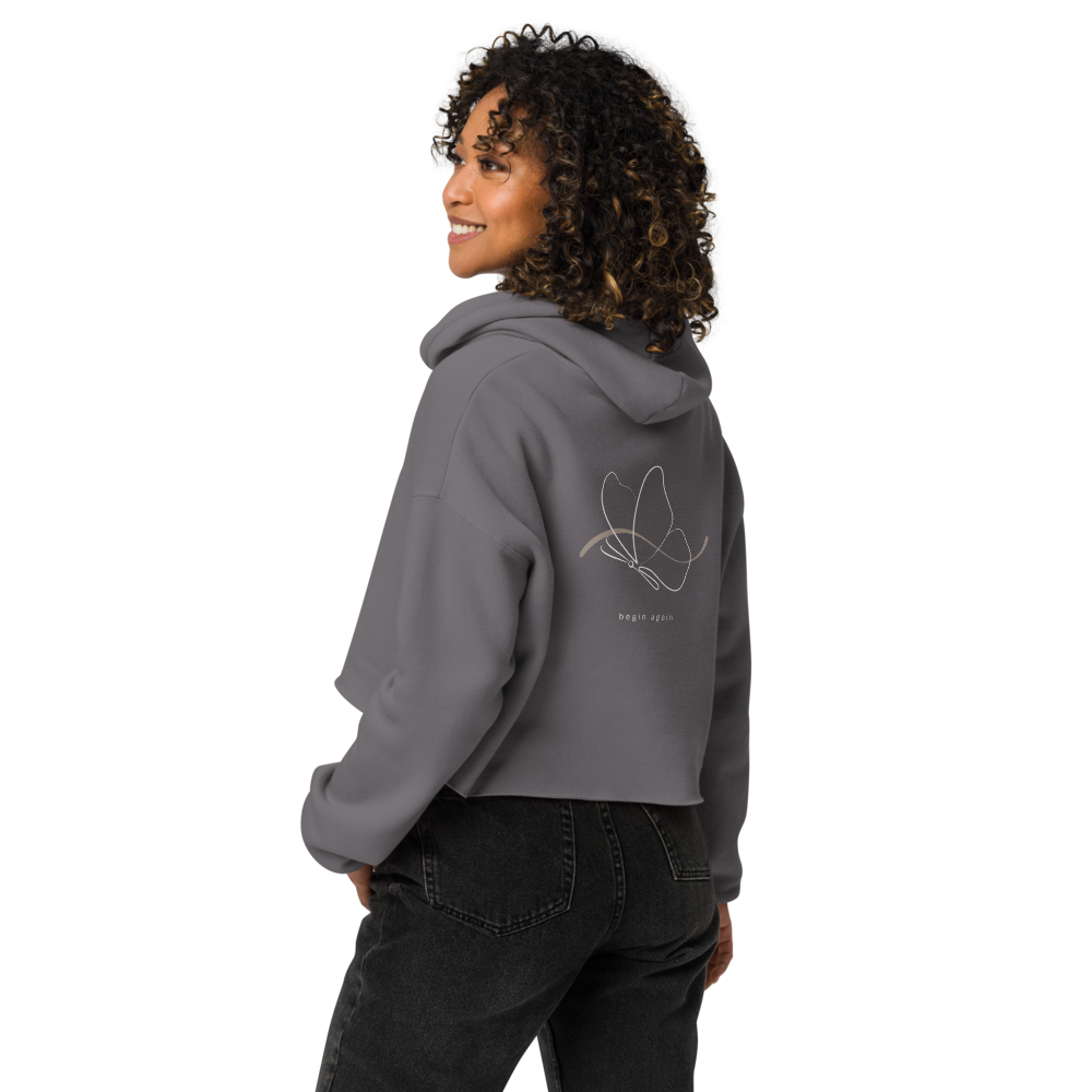 Evolving Crop Hoodie | Begin Again Collection