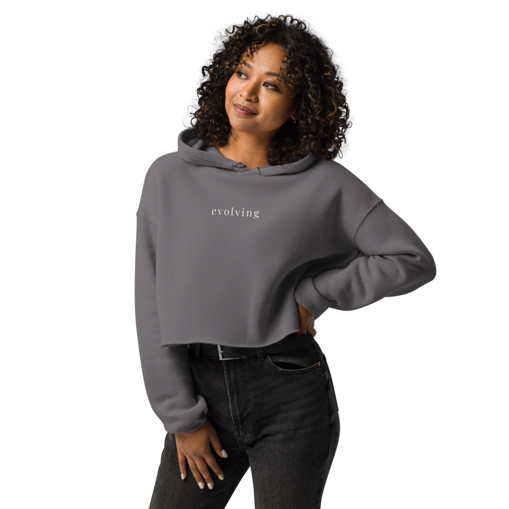 Evolving Crop Hoodie | Begin Again Collection