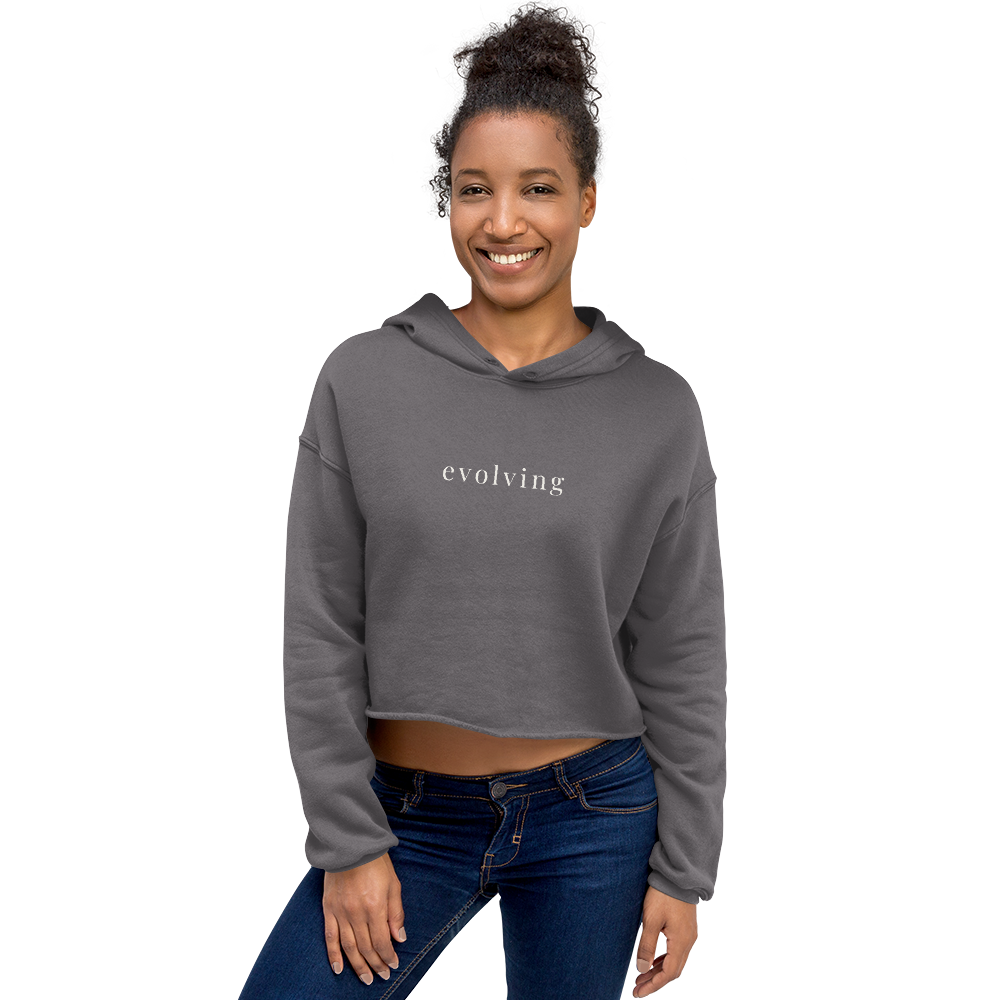 Evolving Crop Hoodie | Begin Again Collection
